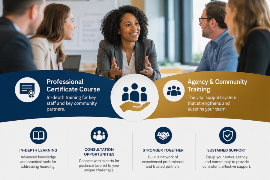 Agency and Community Training graphic